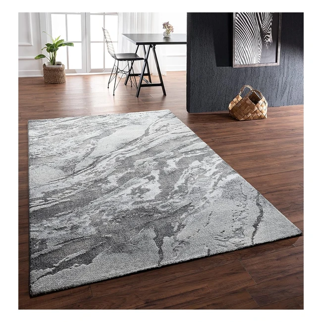 Tappeto Mias Mira Grigioantracite 160x230 cm - Facile da Pulire - Oekotex Standard 100