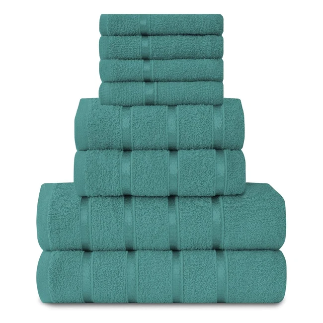 Super Soft Towel Bale Set - GC Gaveno Cavailia - 8 Piece - Egyptian Cotton - Quick Dry - Highly Absorbent