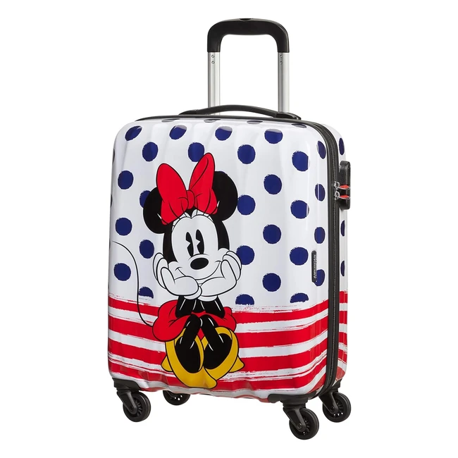 Equipaje infantil American Tourister Disney Legends Spinner S - Minnie Blue Dots