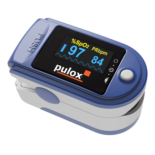 Oxymètre de pouls Pulox PO200 - Mesure précise de la saturation en oxygène et du pouls