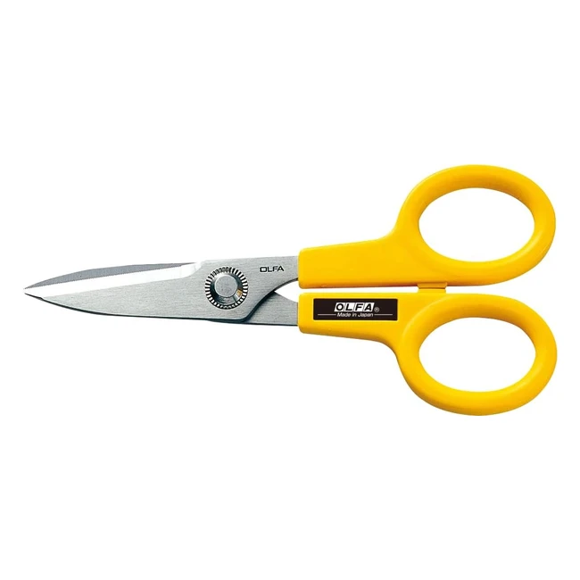 Tijeras Multiusos Olfa SCS1 - Cuchillas Dentadas Acero Inoxidable 140mm