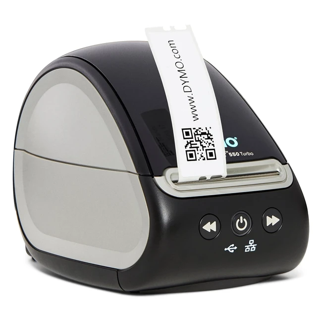 Imprimante d'étiquettes Dymo LabelWriter 550 Turbo - Haute vitesse, reconnaissance automatique des étiquettes
