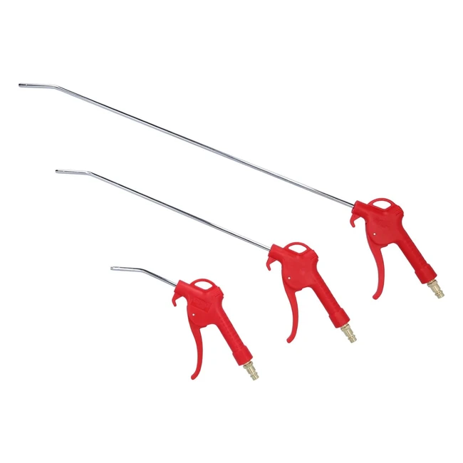 Jeu de 3 soufflettes KS Tools 5151921 - Longueur 100 mm, 330 mm, 490 mm - Raccord 14 - Nettoyage efficace