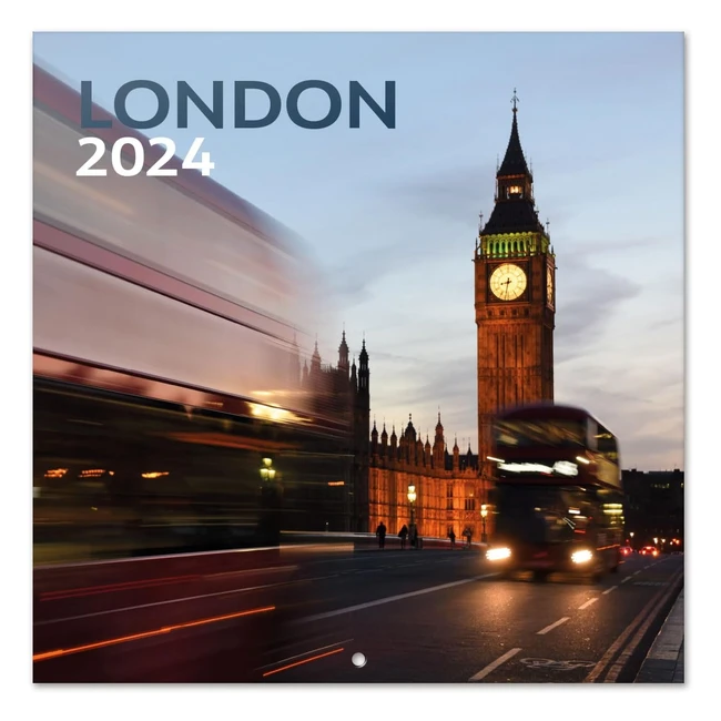 Calendario Pared Londres 2024 - Grupo Erik - Ref. 123456 - Planificador Mensual