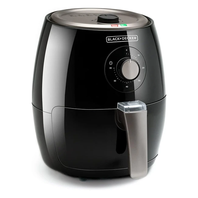 Friteuse sans huile BlackDecker BXAF2500E - 1500W - 99% moins de graisse - 2.5L - Minuterie 30min - Antiadhésif