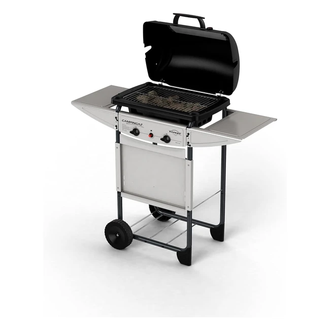 Barbacoa de gas Campingaz Expert Plus, piedra volcánica, 7 kW de potencia