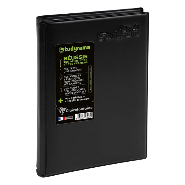 Agenda journalier Exacompta 21400E - Studyrama - 14x20 cm - Août 2023 à Juillet 2024