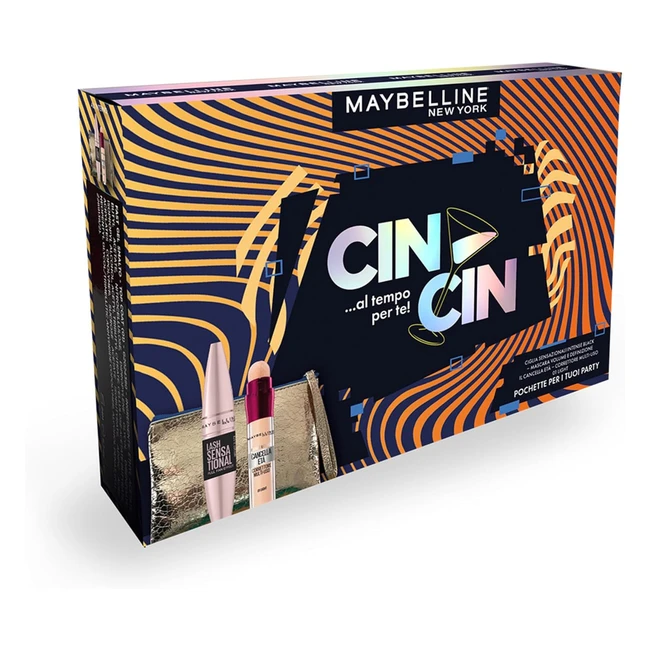 Pochette Regalo Maybelline New York con Mascara Volumizzante Ciglia Sensazionali