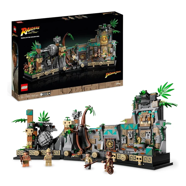Lego 77015 Indiana Jones Tempel des Goldenen Götz Modellbausatz für Erwachsene