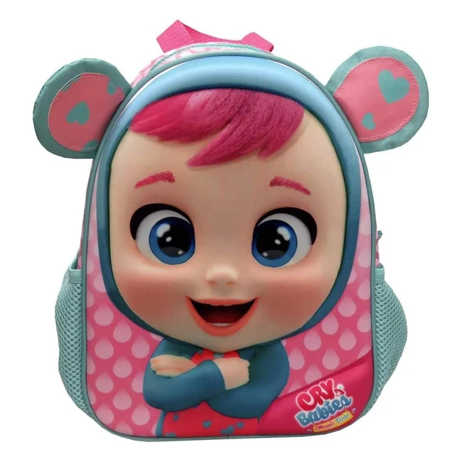 Mochila Infantil Bebés Llorones Lala - Rosa - 30x11x21cm