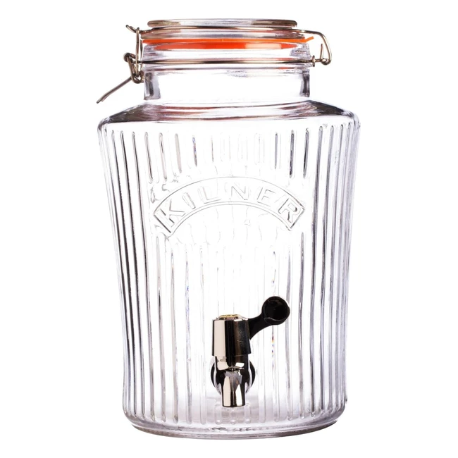 Kilner 5L Vintage Glass Drinks Dispenser - Perfect for Parties & Weddings