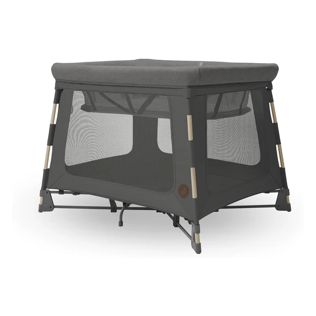 MaxiCosi Swift 3in1 Lightweight Travel Cot Playpen - Foldable Travel Cot with 2i