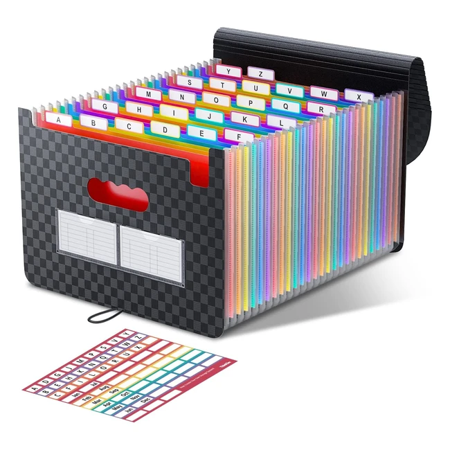 Clasificador documentos Thinktex 26 bolsillos A4 - Diseño único - Ref. 12345