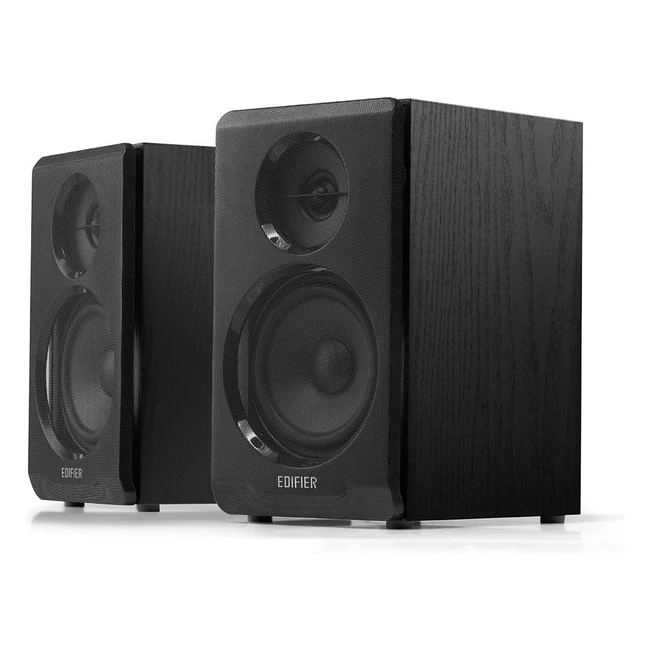 Altavoces activos Edifier R33BT, Bluetooth, estantería, negro, par