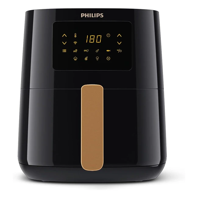 Philips Airfryer L Series 5000 - 41L/08kg - Multifonctions 13en1 - Wifi - 90% de graisse en moins - Technologie Rapid Air - Application recettes NutriU HD925580