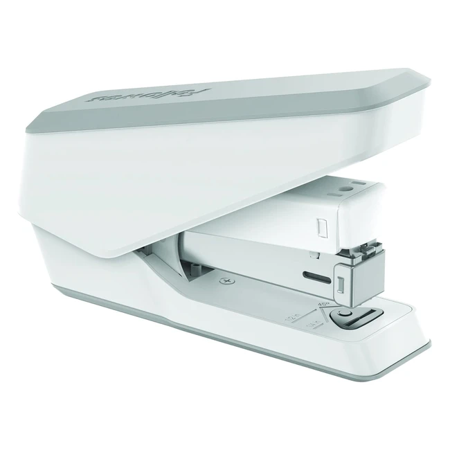 Agrafeuse Fellowes LX840 Easy Press - Agrafe jusqu'à 25 feuilles - Revêtement Microban - Blanc 5011701