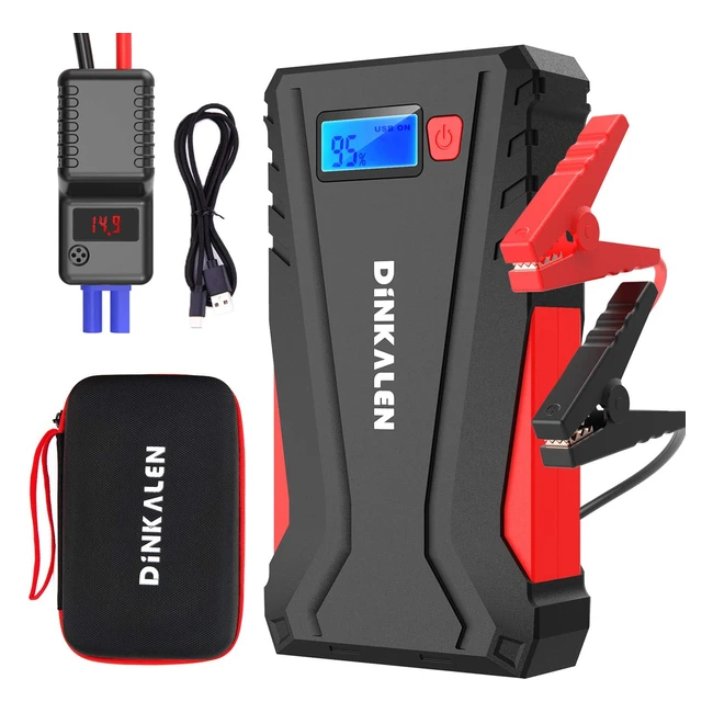Dinkalen Jump Starter Power Pack 1500A - Boost Your Car Battery with Ease