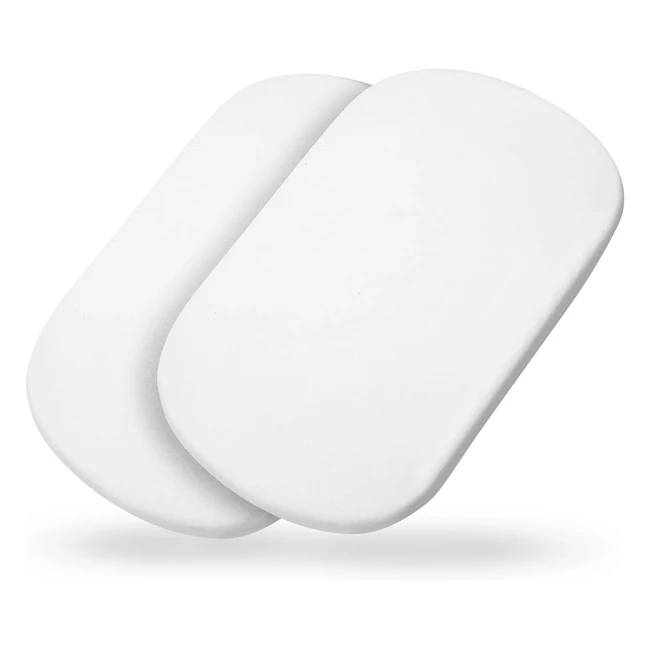 MaxiCosi Organic Carrycot Bedsheets - 2in1 Pack - 100% Organic Cotton - Premium Fabrics