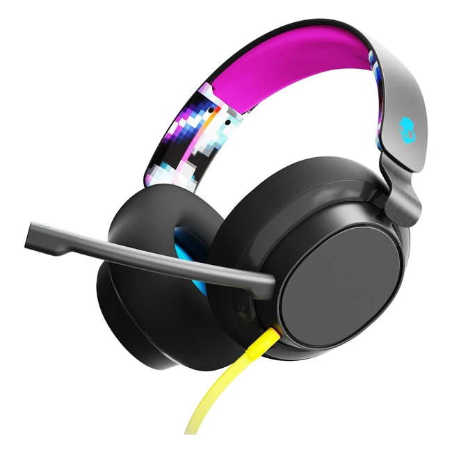Skullcandy Slyr Cascos Overear Multiplataforma - Sonido Profundo y Detallado - Compatibles con Xbox PlayStation y PC - Negro