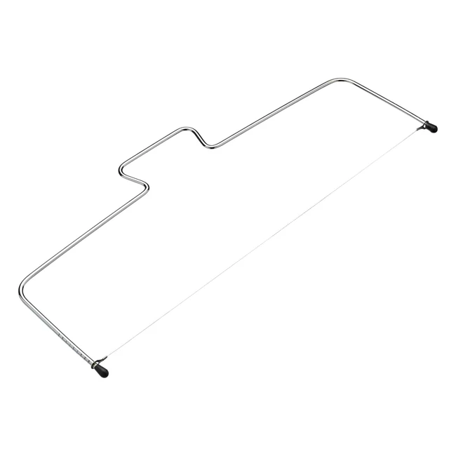 KitchenCraft Sweetly Does It Cake Slicer Leveller Layer Cutter - 40cm - Silver