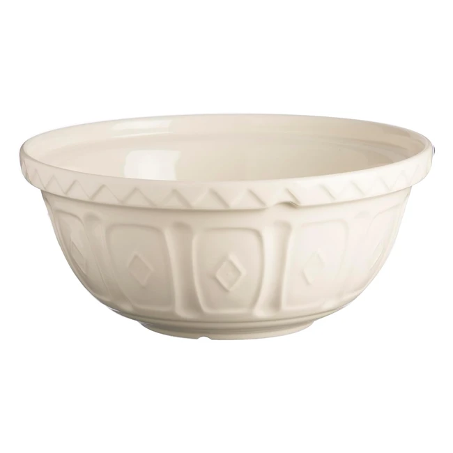 Mason Cash Colour Mix Cream 29cm Chip Resistant Mixing Bowl  Sturdy  Stylish