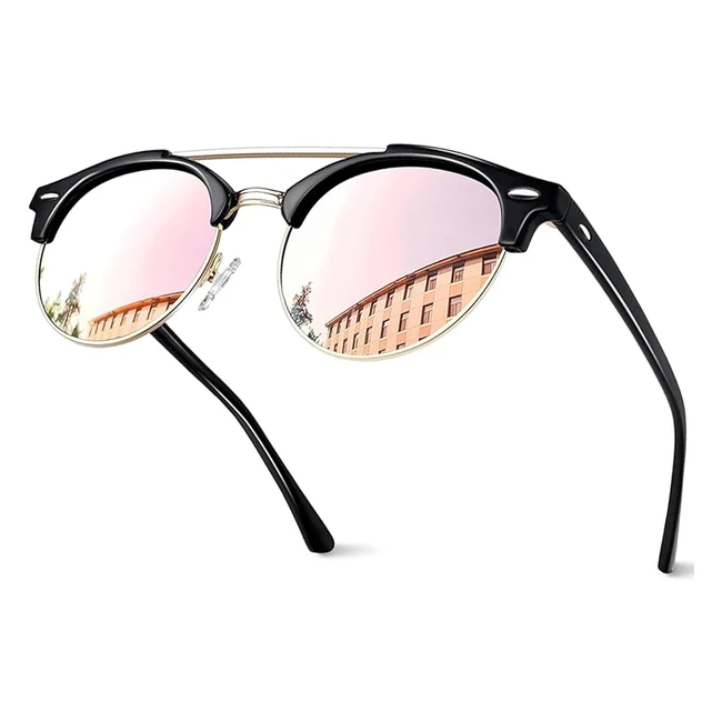 Joopin Occhiali da Sole Uomo Donna - Protezione UV400 - Vintage - Polarizzati