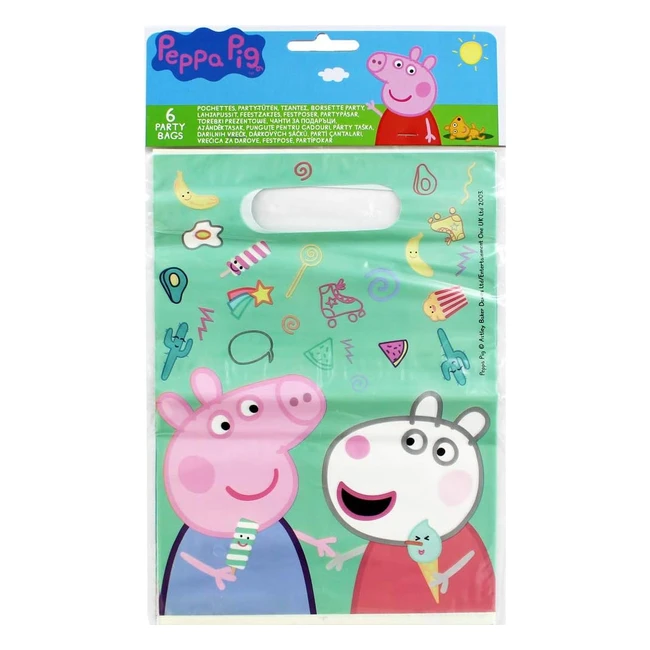 Bolsa Fiesta Peppa Pig Multicolor Procos 15214 - ¡Ideal para tus celebraciones!