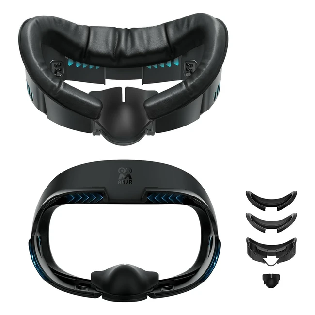 AMVR Face Cover Pad Facial Interface for MetaOculus Quest 3 - Soft PU Cushion - 