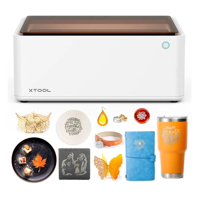 Xtool M1 Graveur Découpeur Laser 2-en-1 | Autofocus 16MPx | Travail par Lots | Bois, PVC, Métal, Cuir, Papier, Tissu, Vinyle