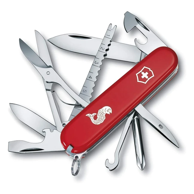 Victorinox Coltello Svizzero Fisherman 18 Funzioni Lama Apriscatole Spelafili Ro
