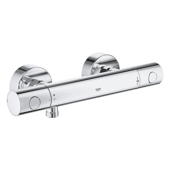Grohe Precision Get Wall Mounted Thermostatic Shower Mixer - Ergonomic Design S