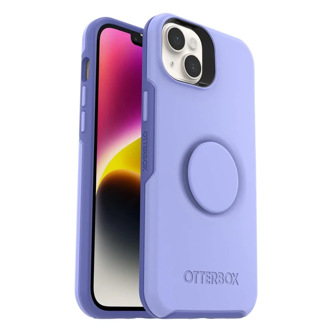 Coque Otterbox Otterpop pour iPhone 14 Plus - Protection Antichute avec Popsockets Popgrip - Violet