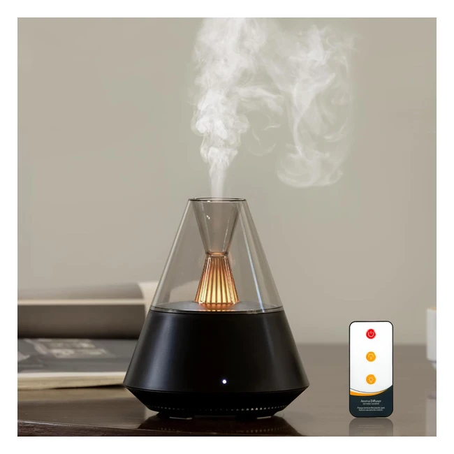 Jiawen Essential Oil Diffuser 150ml - Ultrasonic Cool Mist Aromatherapy - Waterless Autooff - LED Candle Light