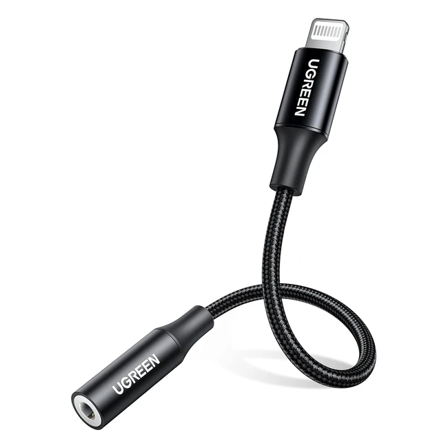 Adaptateur Lightning vers Jack 3.5mm - Certification MFI - Compatible avec iPhone 14 Pro Max - Qualité Sonore Exceptionnelle