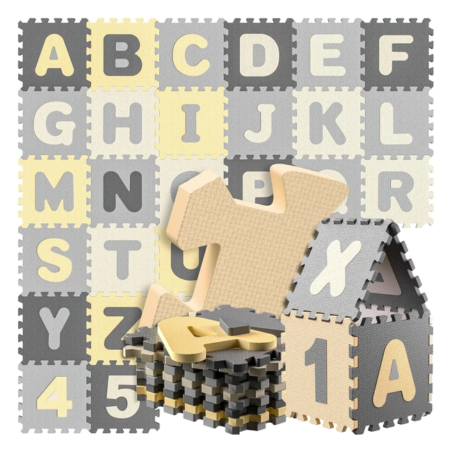Spielwerk 86-teilige Puzzle-Matte fr Babys und Kinder 33 m Spielmatte Bodens