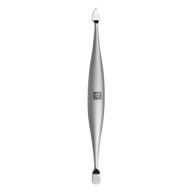Zwilling 883451010 - Strumento Doppio Satinato per unghie - Rimuove residui e de
