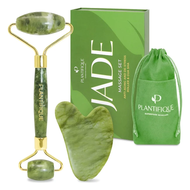 Rouleau de Jade et Gua Sha - Massage Visage et Anti-rides