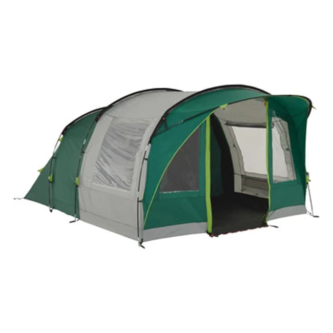 Coleman Rocky Mountain 5 Plus Tent - Green/Grey, One Size - Lightweight, Sturdy, and Easy to Pitch