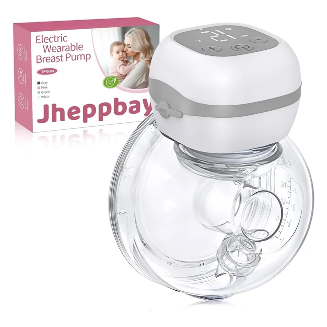 Tire-lait électrique main libre Jheppbay - 3 modes, 12 niveaux - Sans BPA