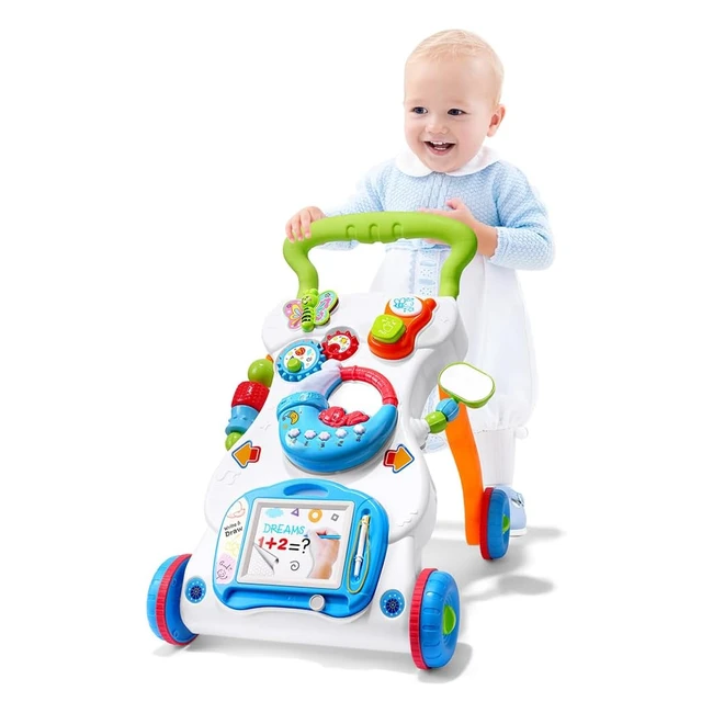 Andador Bebés Correpasillos con Música y Luces - Velocidad Regulable - Patas Plegables - Caminador Bebé - Ref. 12345