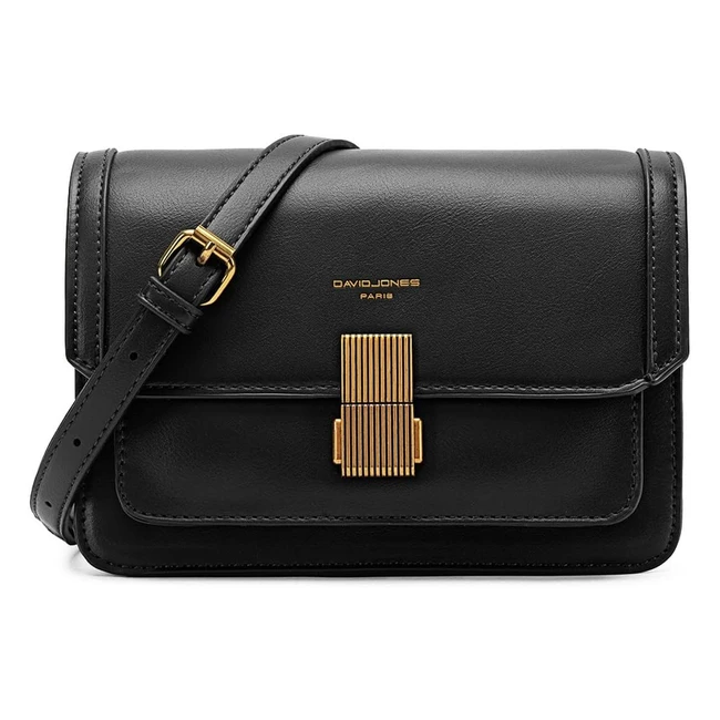 Bolso Bandolera Mujer David Jones - Piel Sintética - Negro