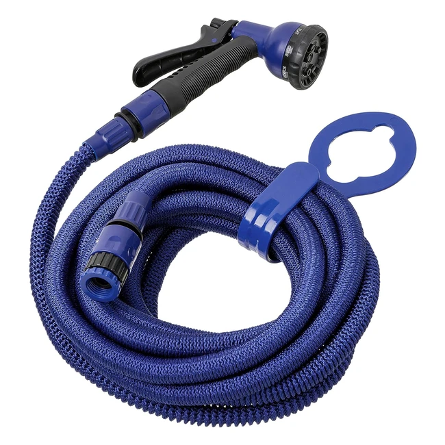 Tatay Tubo Irrigazione Estensibile Superflex 15m Leggero - Pistola 8 Posizioni