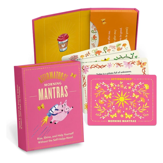 Affirmators Mantras Morning - Mazzo di 30 carte di affermazione positive
