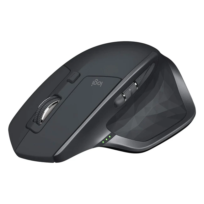 Logitech MX Master 2S Bluetooth Edition - Kabellose Maus - Mehrere Oberflächen - Superschnelles Scrollen - Ergonomisch - Aufladbar - Verbindung zu bis zu 3 Mac/PC-Computern - Graphit