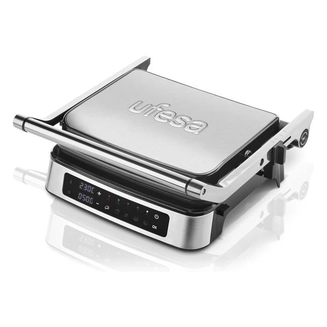 Ufesa Everest Piastra Elettrica per Cucinare - Schermo Tattile Piastra Basculan