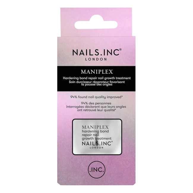 NailsInc ManiPlex Hardening Bond Repair Nail Growth Treatment 14ml - Strengthen
