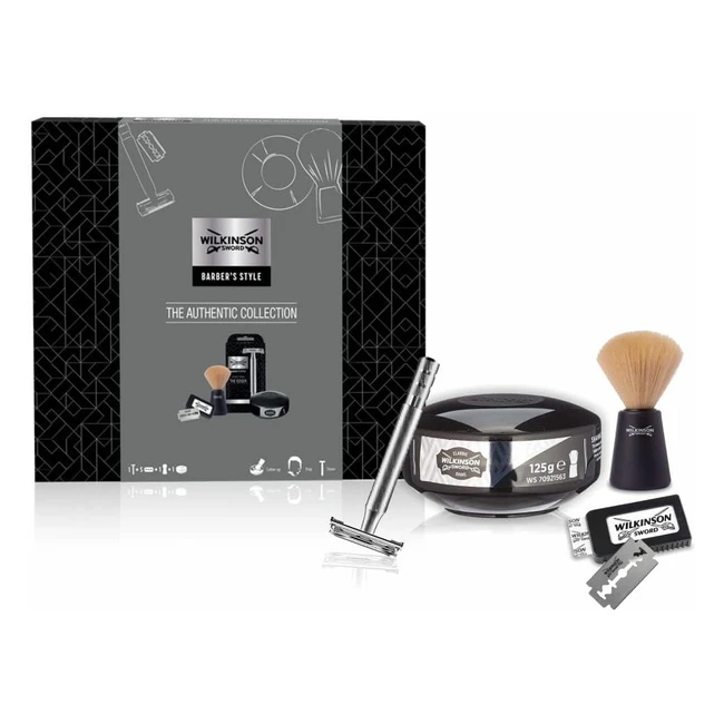 Kit de Afeitado Clásico Wilkinson Sword Edición 2022 - Set Regalo para Hombres
