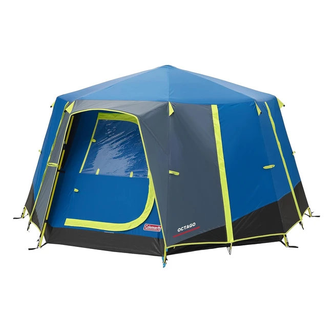 Coleman Octago 3 Man Tent - Waterproof Dome Tent with Groundsheet