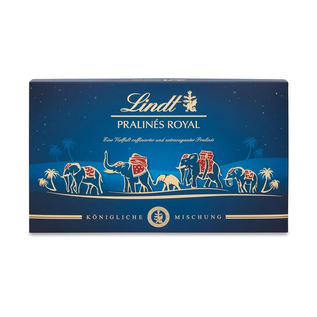 Lindt Schokolade Royal Pralinen 300g - 30 feinste Pralinen in 15 königlichen Sorten