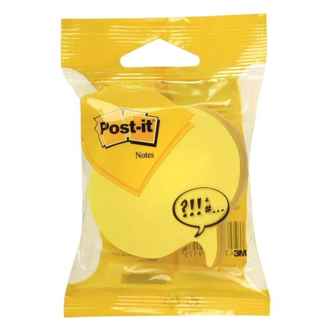 Post-it 2007SB - Note repositionnable jaune - Surface huile - Cercle de perage